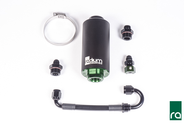 Radium Engineering — Radium Engineering Porsche 996/997.1 AWD Fuel Filter Kit w/ 10 Micron Stainless Filter - view 4